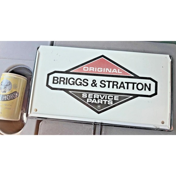 Briggs & Stratton Other - Vintage Briggs & Stratton Original Service Parts Metal Sign – Small Engine Deale